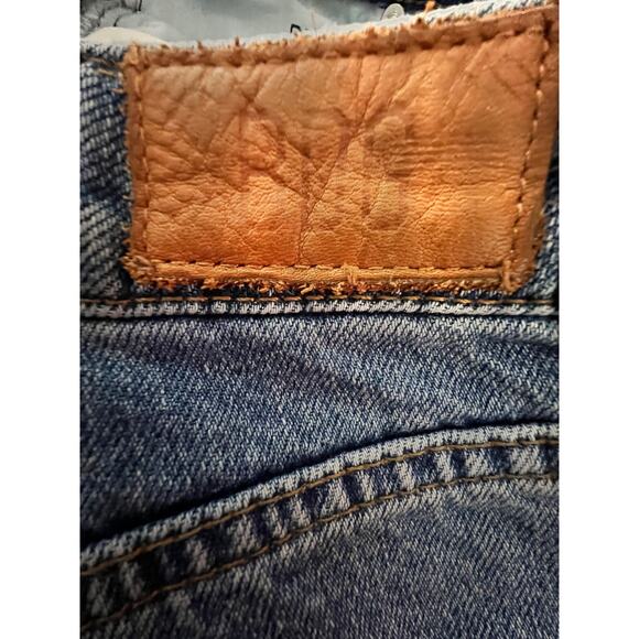 BDG Blue Mom Jeans High Waist Straight Leg Denim Size 25 - Picture 7 of 13